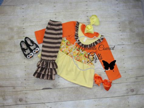 Fall Outfit, Harvest Festival, Boutique Outfit, Ruffle Pants, Brown ...