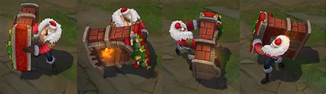 Santa Braum - League of Legends skin - LoL Skin Info