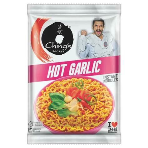 Ching's Secret Hot Garlic Instant Noodles 60 g - JioMart