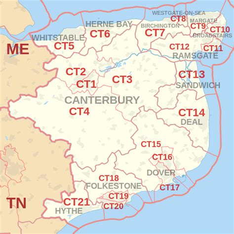 CT Postcode Area - CT18, CT19, CT20, CT21 Property Market 2016