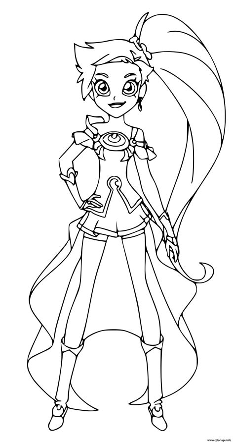 Coloriage Auriana Lolirock - JeColorie.com