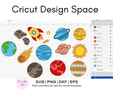 Space SVG Galaxy SVG Planets SVG Solar System Clipart - Etsy