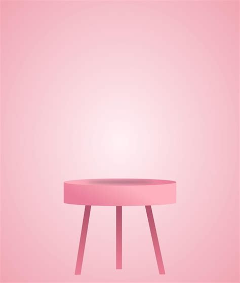 Premium Vector | Display table design on blue background