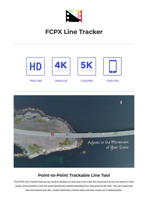 Developers at Pixel Film Studios Announce FCPX Line Tracker for Final Cut Pro X.