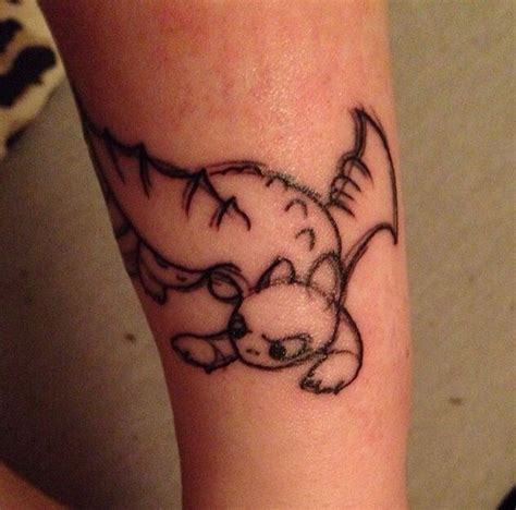 Toothless Tattoo | Toothless tattoo, Cute dragon tattoo, Piercing tattoo