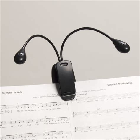 Twin LED Flexible-Neck Music Stand Light @ The Music Stand