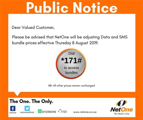 NetOne To Hike Price Of Data & SMS Bundles ⋆ Pindula News