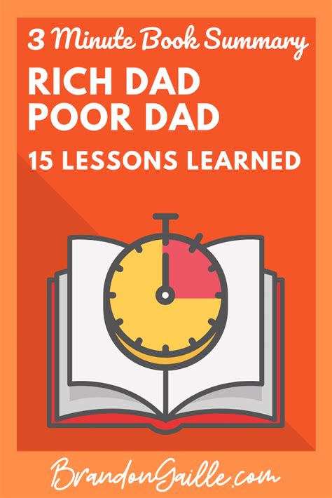 Rich Dad Poor Dad Speed Summary (3 Minutes) w/ PDF Download ...