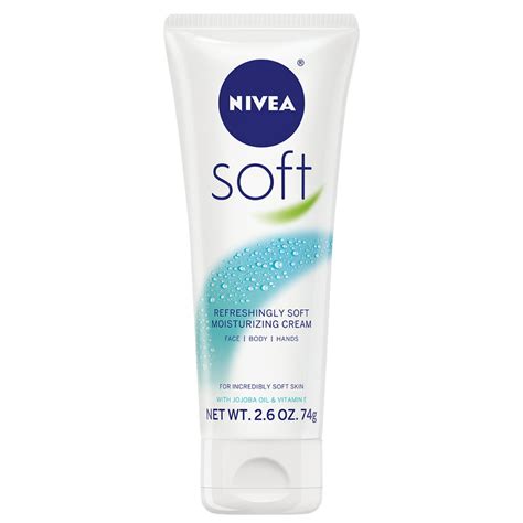 NIVEA Soft Moisturizing Creme, Hand and Body Cream, Use After Hand ...