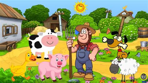 Old MacDonald Had A Farm | Learn Farm Animals | Nursery Rhymes ...