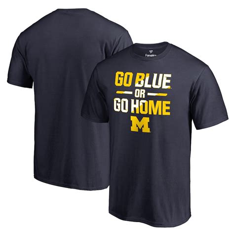 Michigan Wolverines Navy Go Blue Hometown T-Shirt