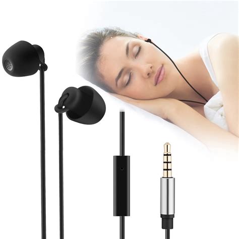 3.5MM Wired in-Ear Sleeping Earphone / Lightweight Sleep Earplugs ...