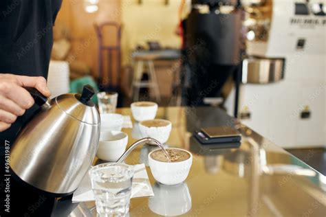 waiter serving tray Stock Photo | Adobe Stock