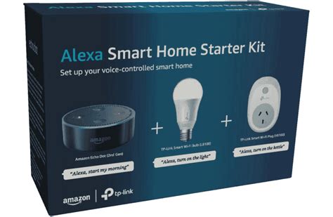 AMAZON ALEXA SMART HOME STARTER KIT + SMART LIGHT BULB + SMART POWER PLUG [340733] - Laptop Outlet