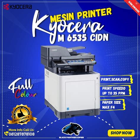 Jual MESIN FOTOCOPY WARNA KYOCERAA ECOSYS 6535 6530 / MESIN FOTOKOPI ...