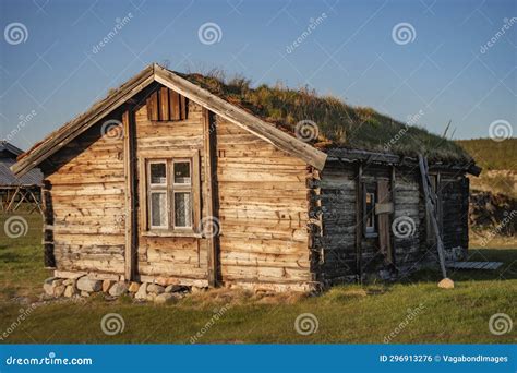 Sami People Culture Traditional Wooden Buildings and Structures Stock Photo - Image of shack ...