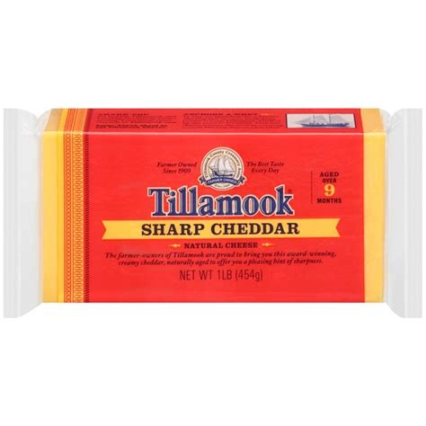 Tillamook Sharp Cheddar Cheese (1 lb) from Berkeley Bowl - Instacart