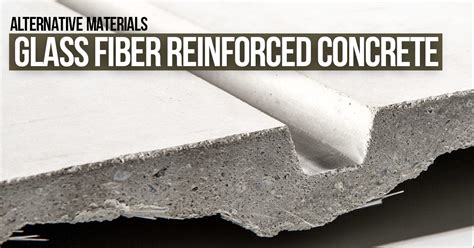 Alternative materials: Glass fiber reinforced concrete - RTF