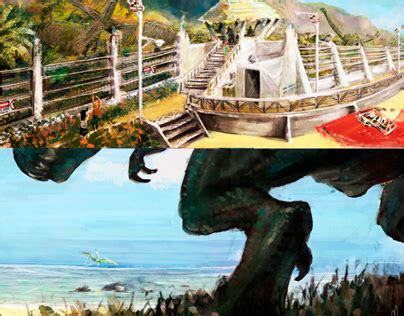 Jurassic world (Jurassic park 4) concept art on Behance