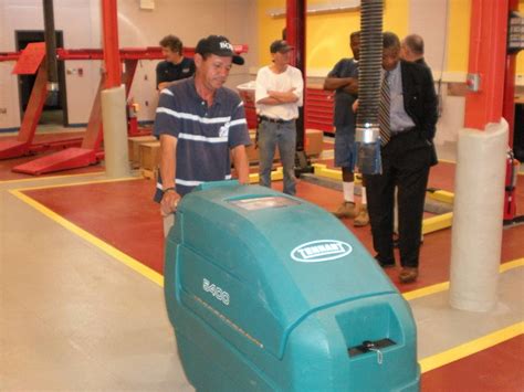 New floor scrubber donated to Camden job center | Rotary Club of ...