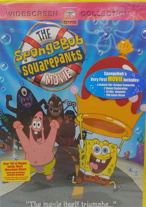 The Spongebob Squarepants Movie DVD 2005 Widescreen Collection 97363420941 | eBay