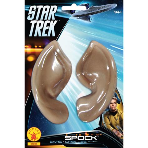 Star Trek Spock Ears Halloween Costume Accessory - Walmart.com ...