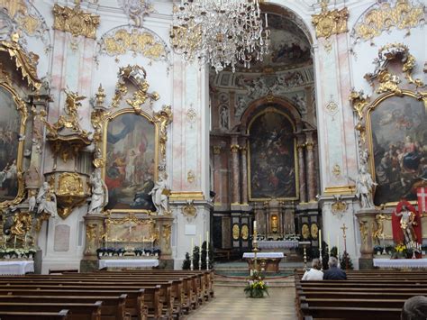 Inside Ettal Abbey, Germany