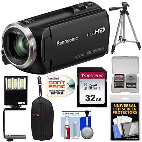 Panasonic HC-V180 HD Video Camera Camcorder with 32GB