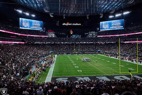 Allegiant Stadium Boasts 66,000 Sq. Ft., 93 Million Pixels of LED for ...