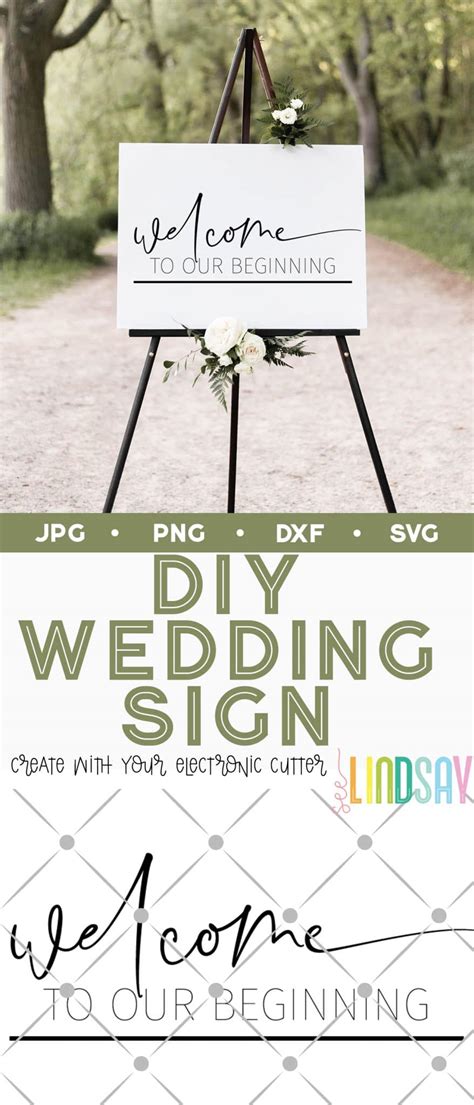 16 FREE Wedding SVG Files - DIY Wooden Wedding Sign | seeLINDSAY