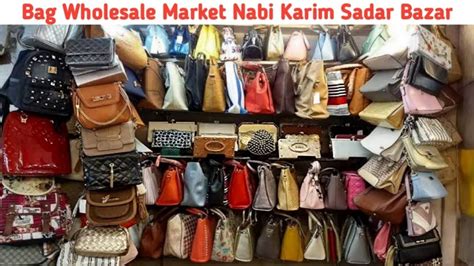 Sadar Bazar Bag Market | Nabi Karim Market Delhi | Ladies Purse ...