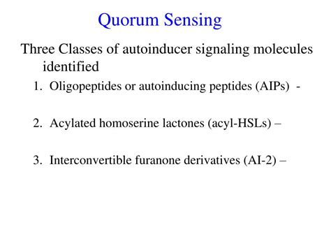 PPT - Quorum Sensing PowerPoint Presentation, free download - ID:6155361