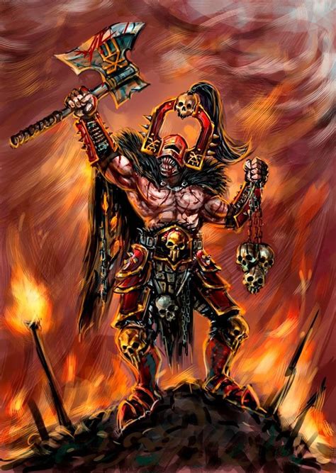 Khorne Champion by ReddNekk : ImaginaryWarhammer