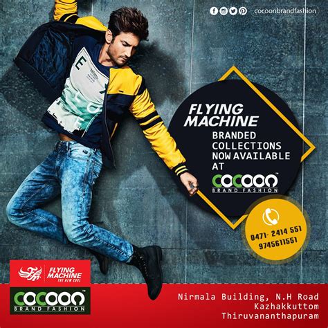 Flying Machine branded collections now available at Cocoon Brand Fashion Kazhakuttam 😍 # ...