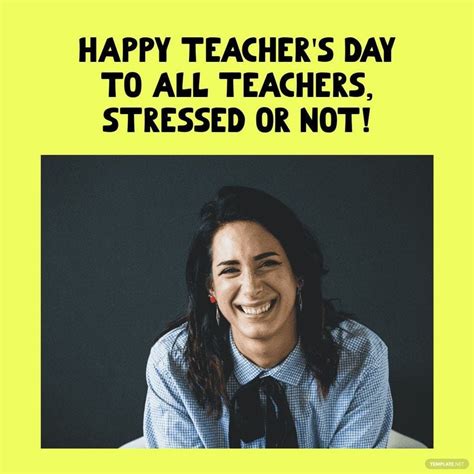 Happy Teacher's Day Meme in JPG - Download | Template.net