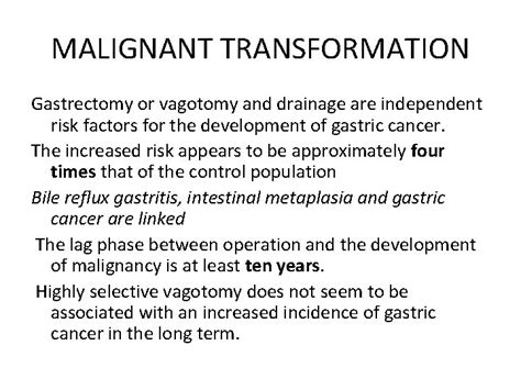 VAGOTOMY Types of vagotomy A Highly selective vagotomy