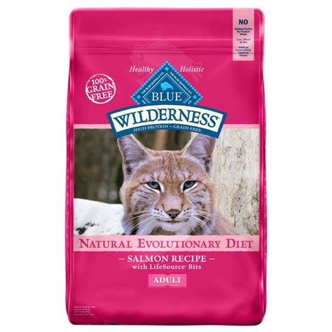 Blue Buffalo Wilderness Salmon Blend Dry Cat Food 5lb -- delivered in minutes