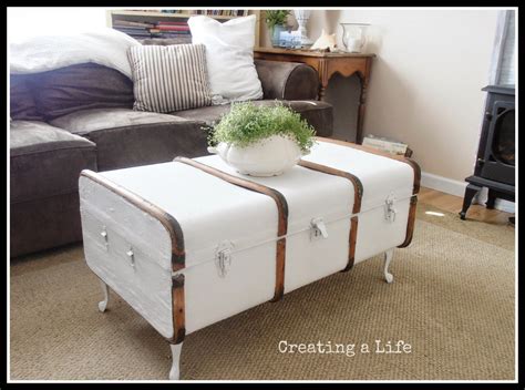 Creating A Life: Vintage Trunk Coffee Table