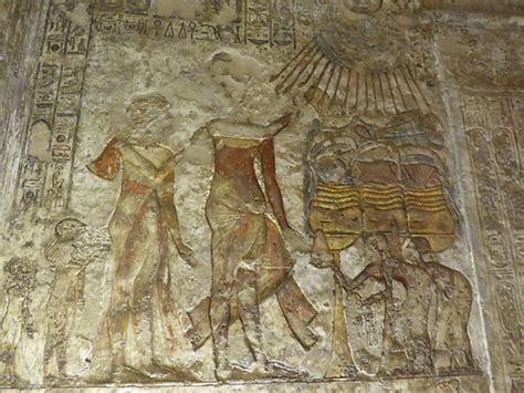 Akhenaten & Nefertiti, Tomb of Meryre, Amarna | The Nobles' … | Flickr