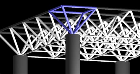 Fire fighting system for building: Space truss structure system