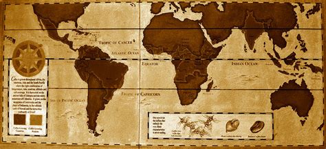 World Map of Coffee Photograph by David Lee Thompson - Pixels Merch