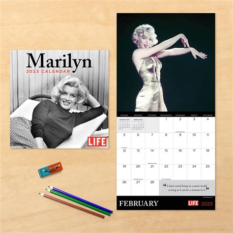 Marilyn Monroe 2023 Calendar - Printable Calendars AT A GLANCE