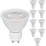 Luxway 4" Dimmable LED Recessed Light Fixture | GU10 Bulb | Low Profile | 8W 450 Lumen Matte ...