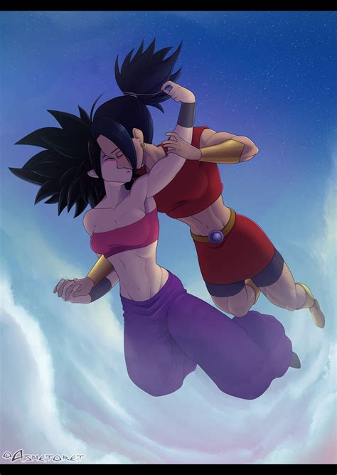 Goku And Caulifla Dragon Ball Dragon Ball Super Manga Dragon Ball ...