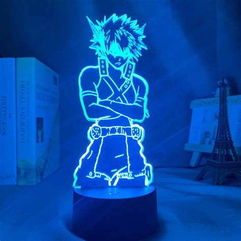 Anime 3D Lamp My Hero Academia Anime Desk Lamp Night | Etsy