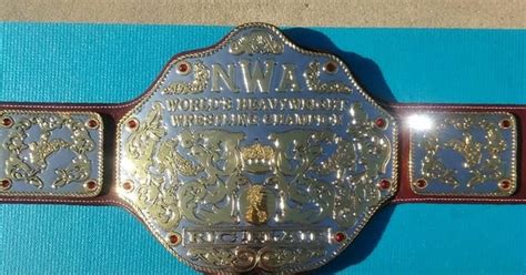 NWA World Heavyweight Championship Replica Belt Model Black | Etsy