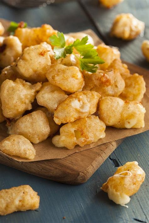 Beer Battered Wisconsin Cheese Curds Stock Photo - Image of junk ...