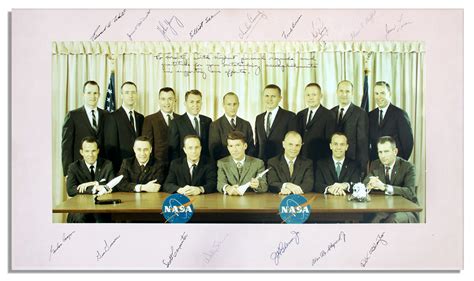 Mercury Seven Astronauts Autographs Sell for $5,600 at Nate's