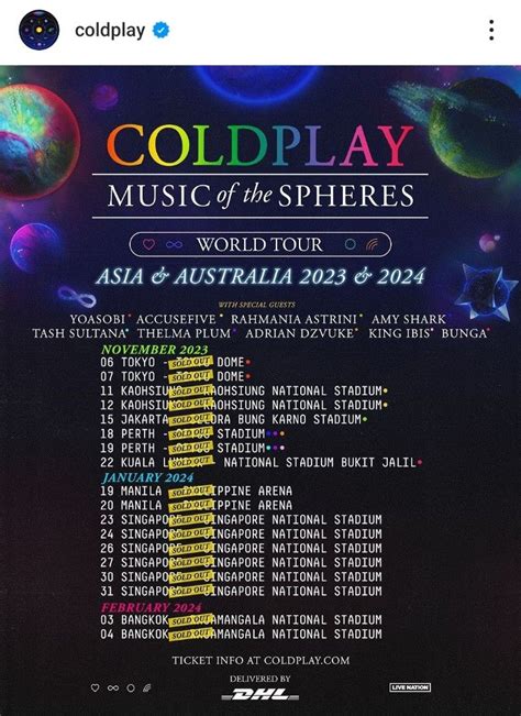 Coldplay Singapore Concert, Tickets & Vouchers, Event Tickets on Carousell