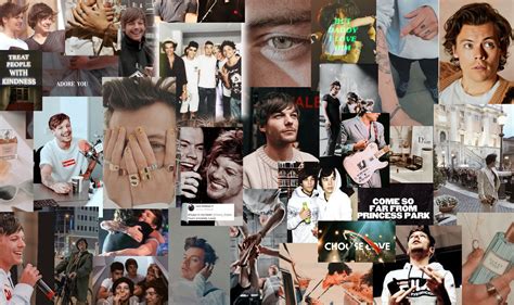 One Direction Collage Tumblr Wallpapers Desktop Background